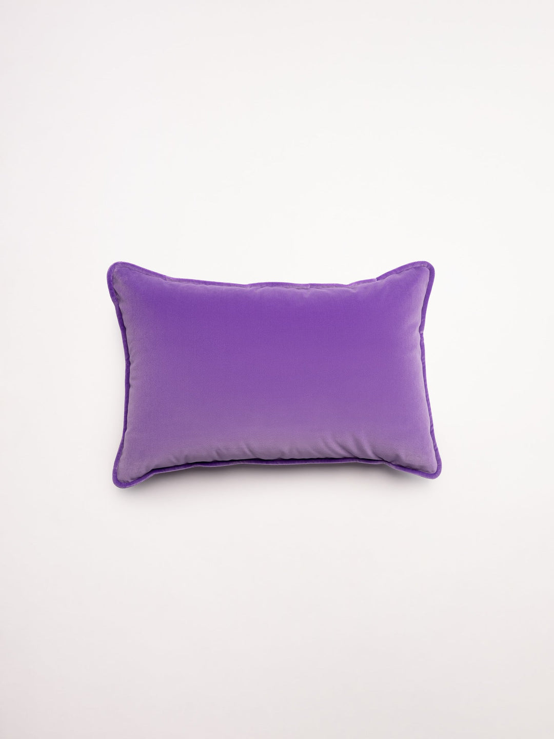 Hommey Velvet Lumbar Cushion - Grape