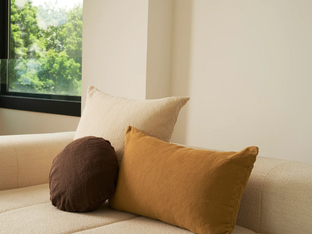 Hommey Linen Cushion - Oat