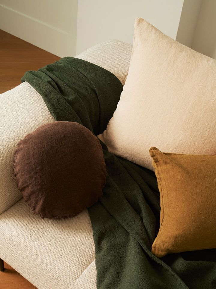 Hommey Linen Cushion - Oat