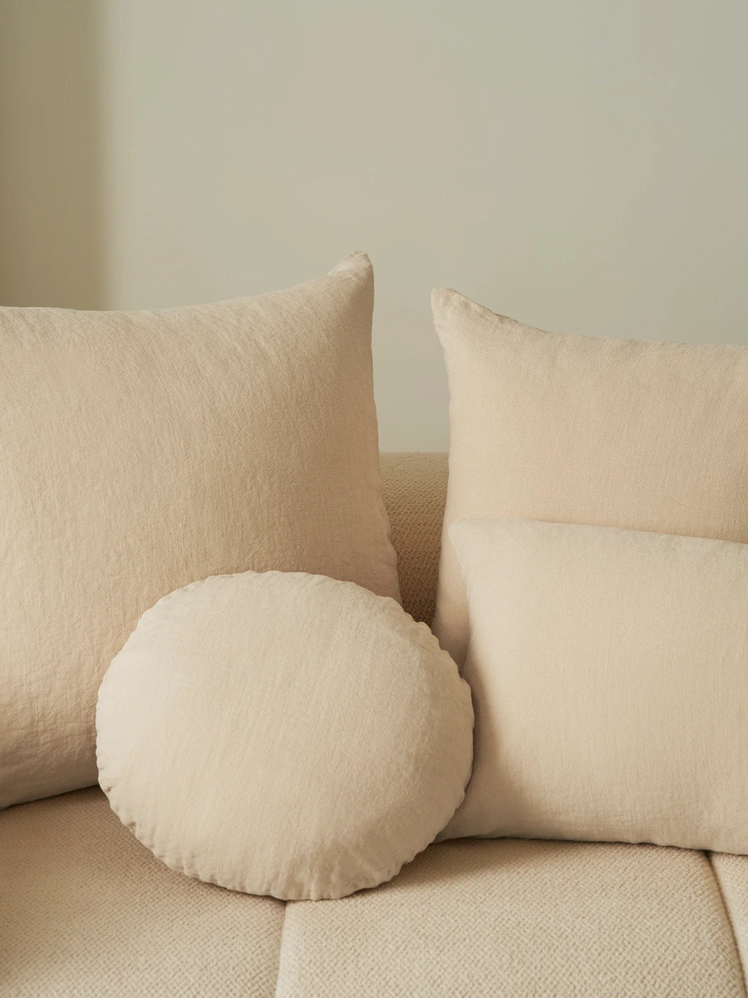 Hommey Linen Cushion - Oat