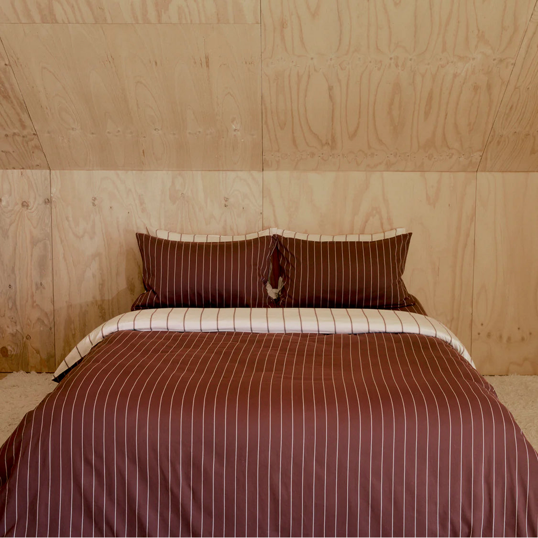 Hommey Fitted Sheet - Mahogany