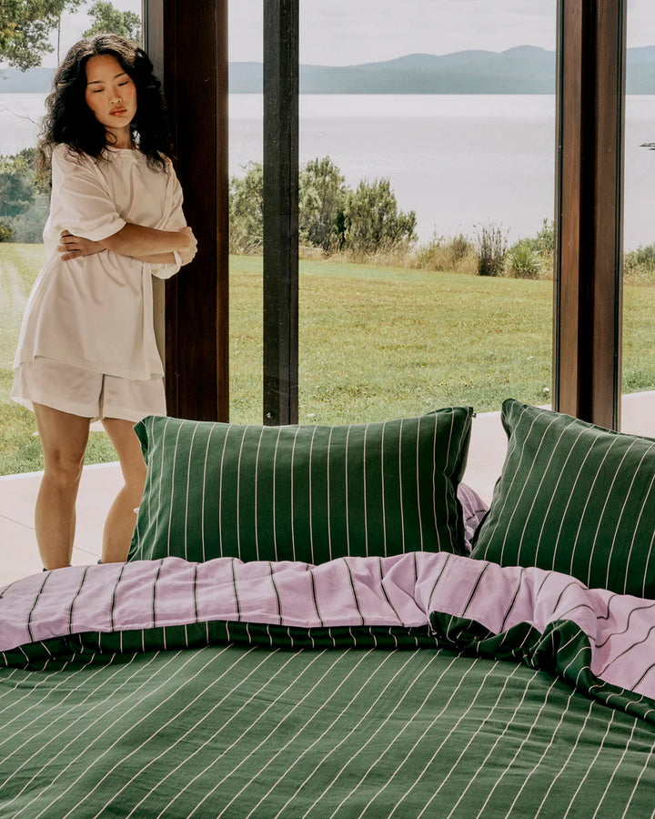 Hommey Quilt Cover - Violet / Clover