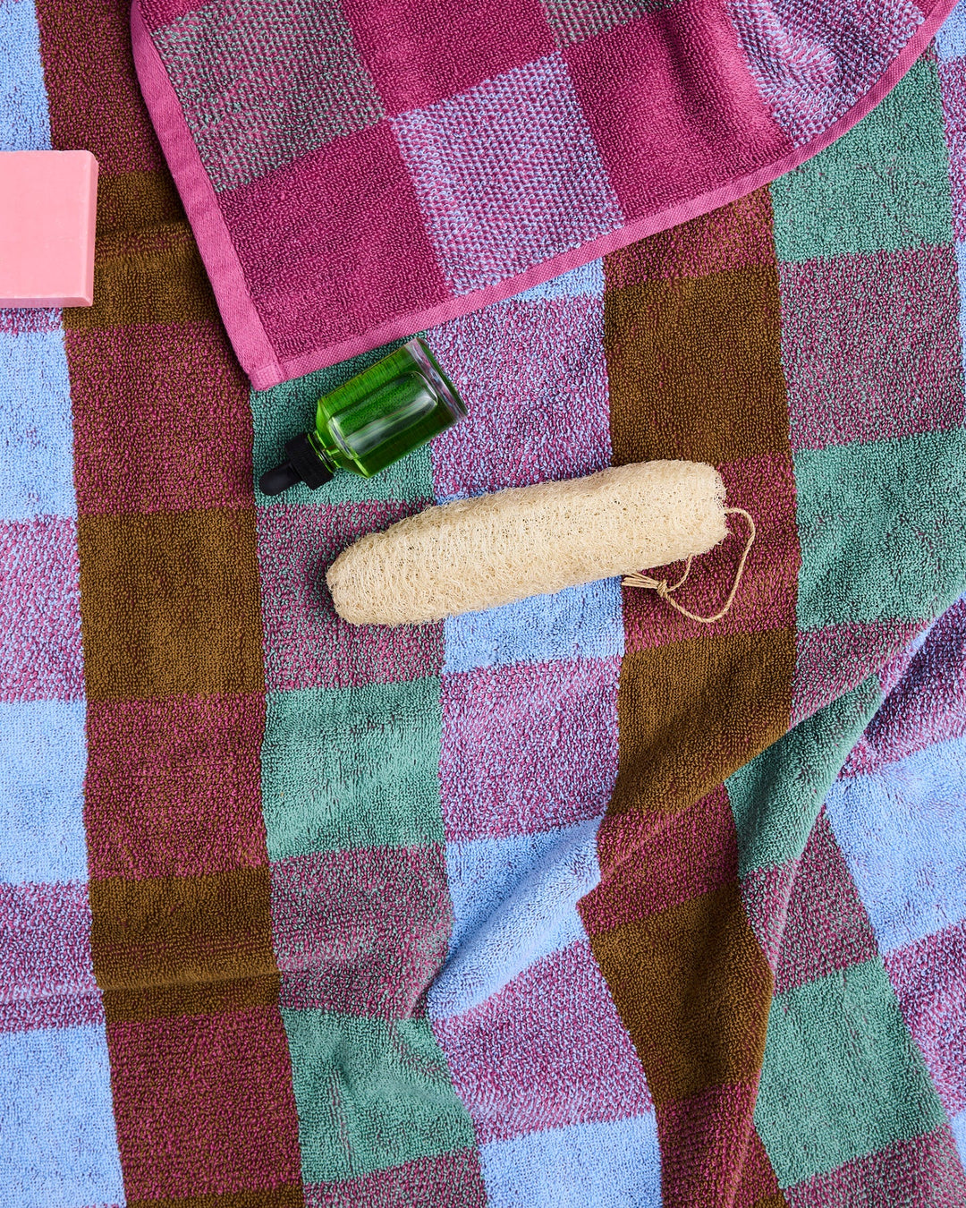 Kip & Co Bondi Tartan Terry Bath Towel