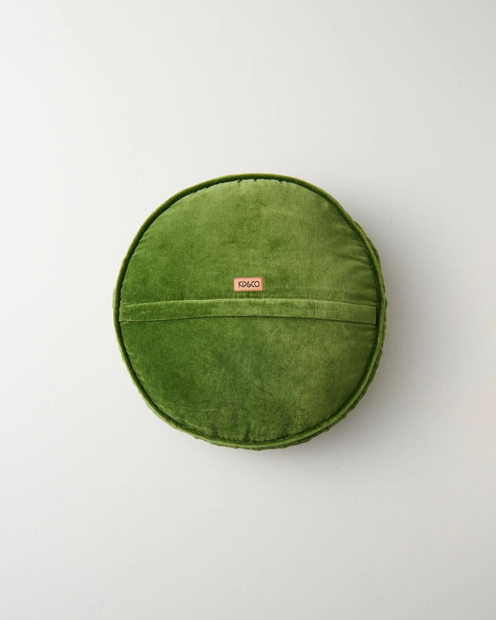 Kip & Co Campsite Velvet Pea Cushion