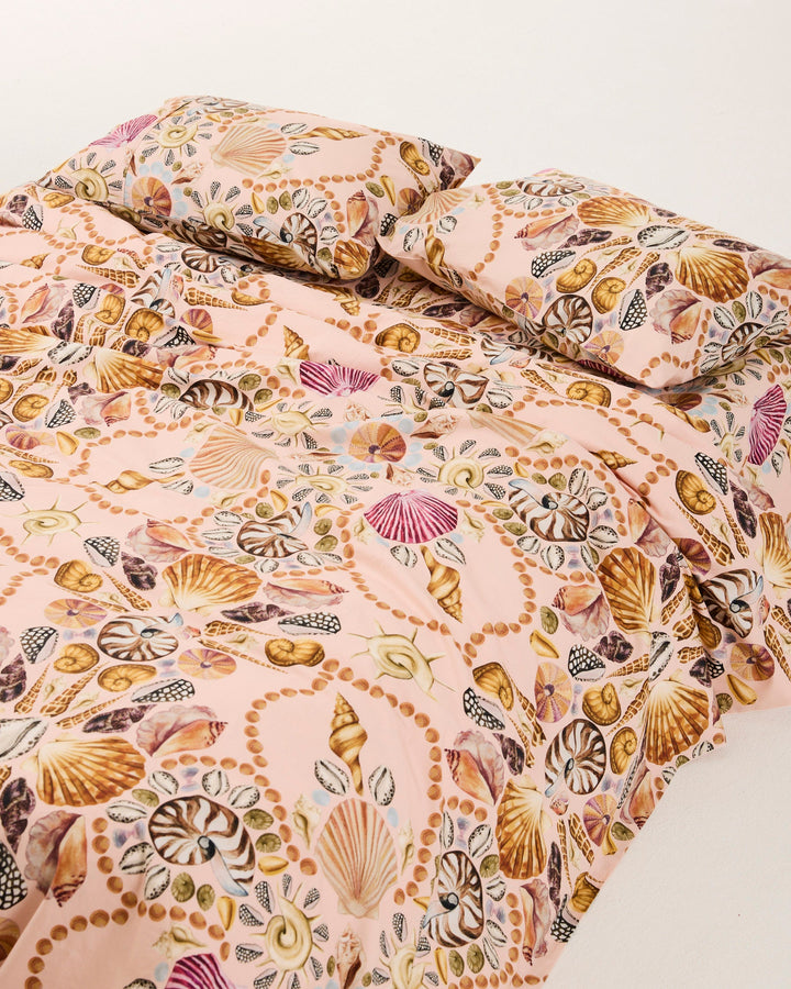 Kip & Co Costa Pink Organic Cotton Pillowcases