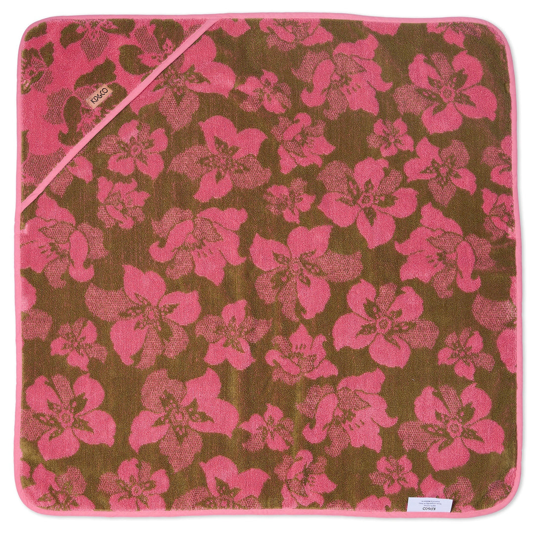 Kip & Co Bloom Terry Baby Towel
