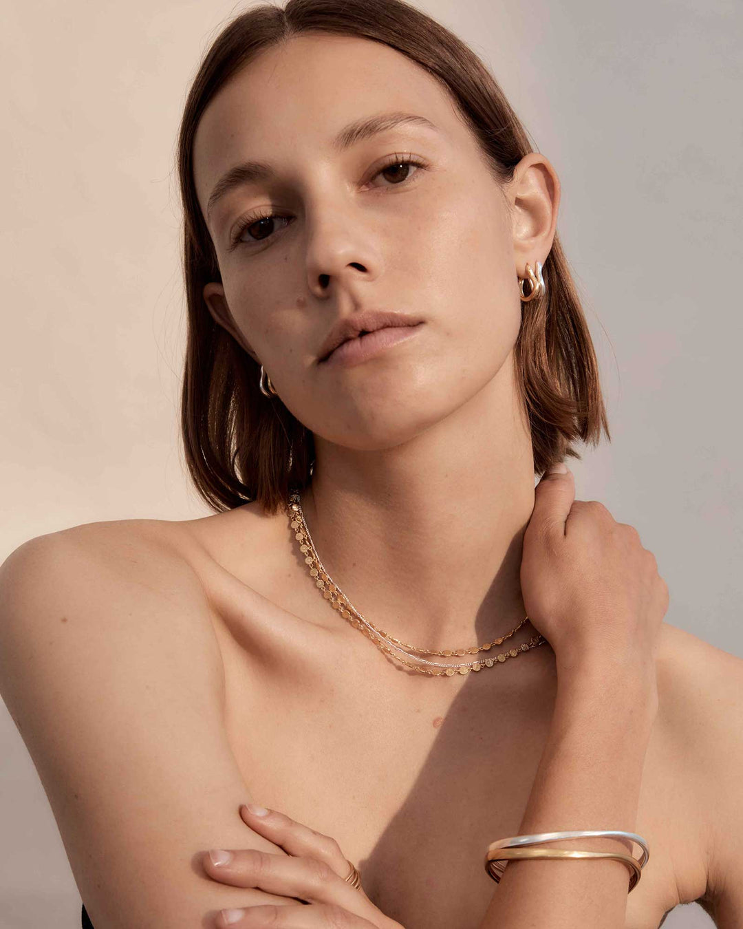 Kirstin Ash Echo Chain Necklace (Sterling Silver)