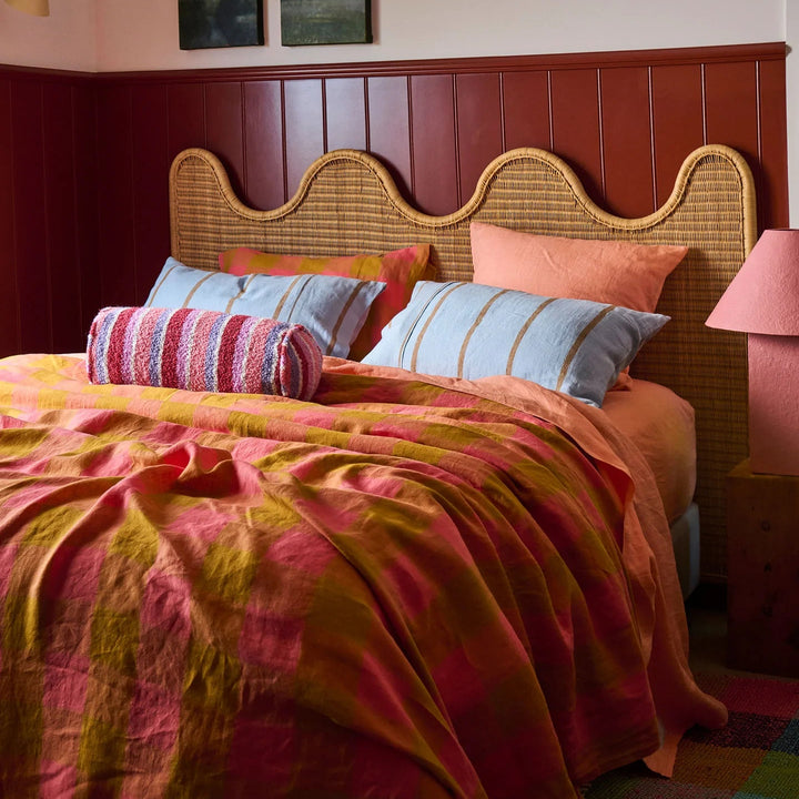 Kip & Co Como Stripe Linen Pillowcases