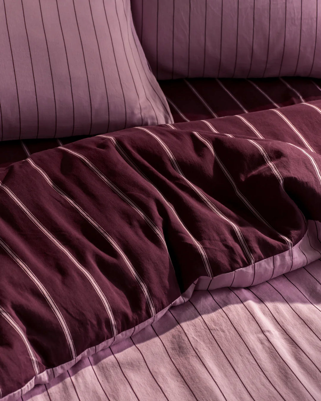 Hommey Quilt Cover - Mulberry / Aster