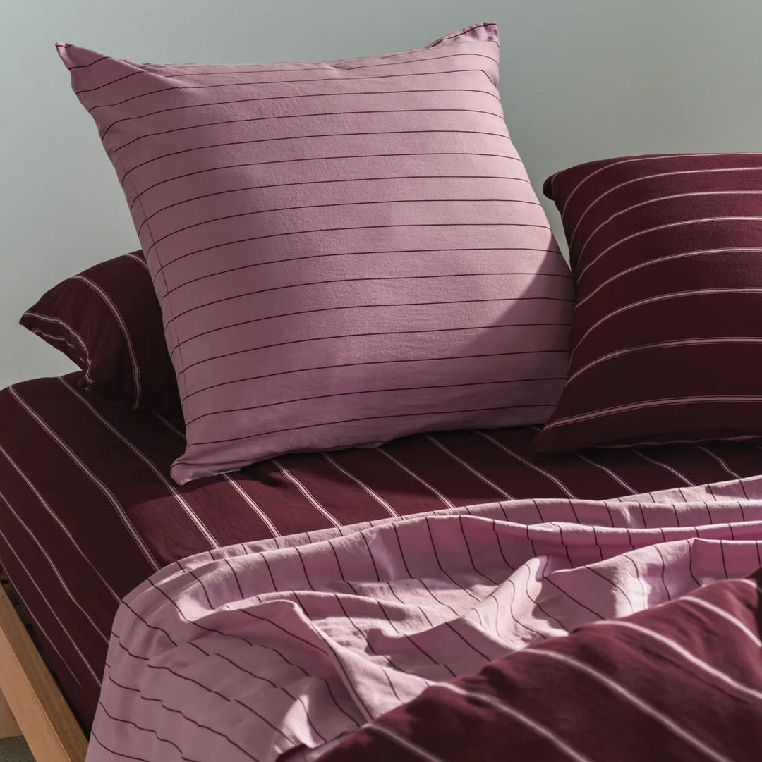 Hommey Fitted Sheet - Mulberry