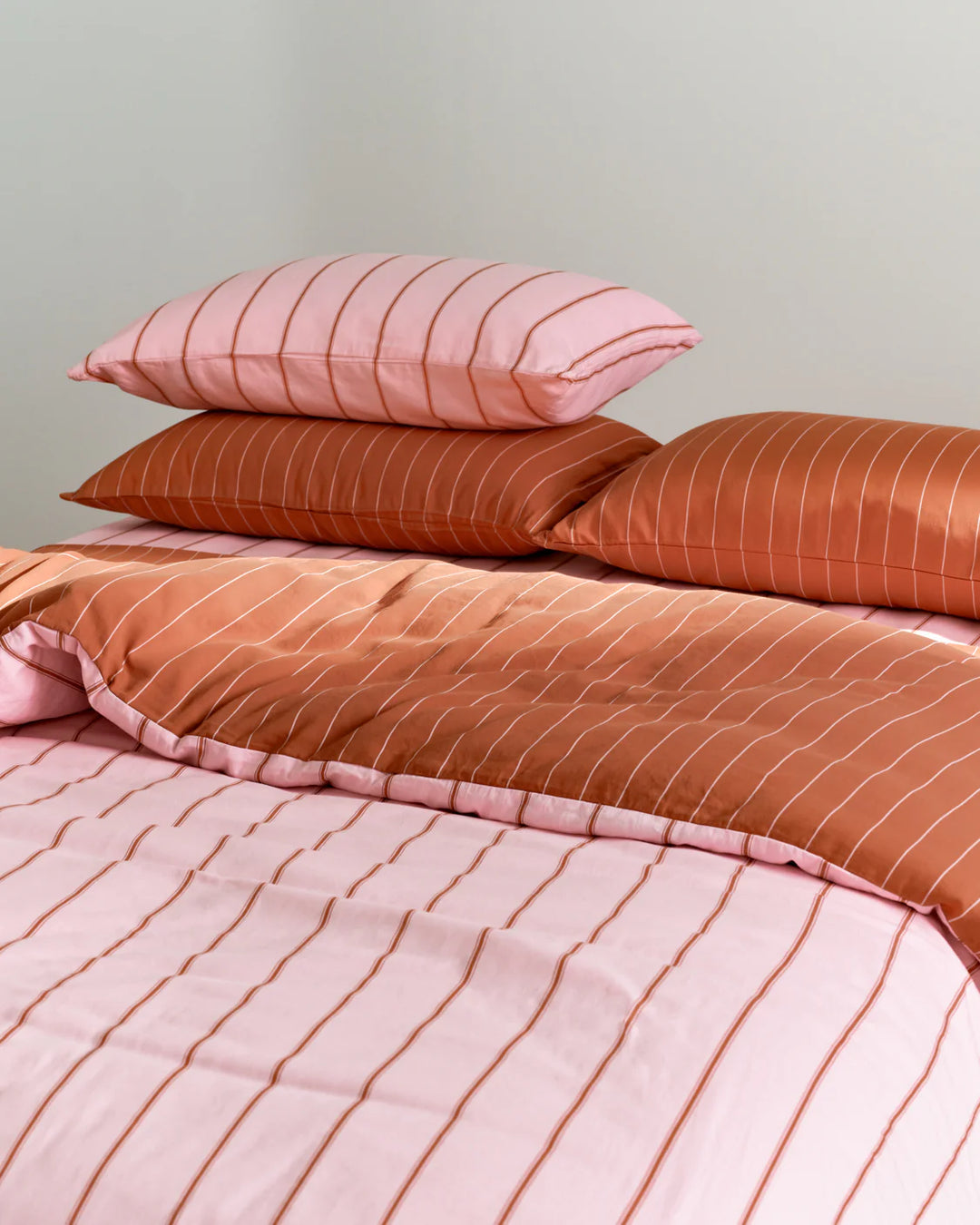 Hommey Quilt Cover - Rose / Sienna