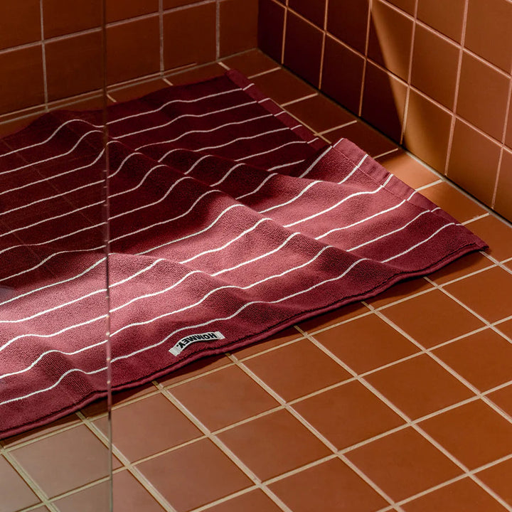 Hommey Bath Mat - Merlot