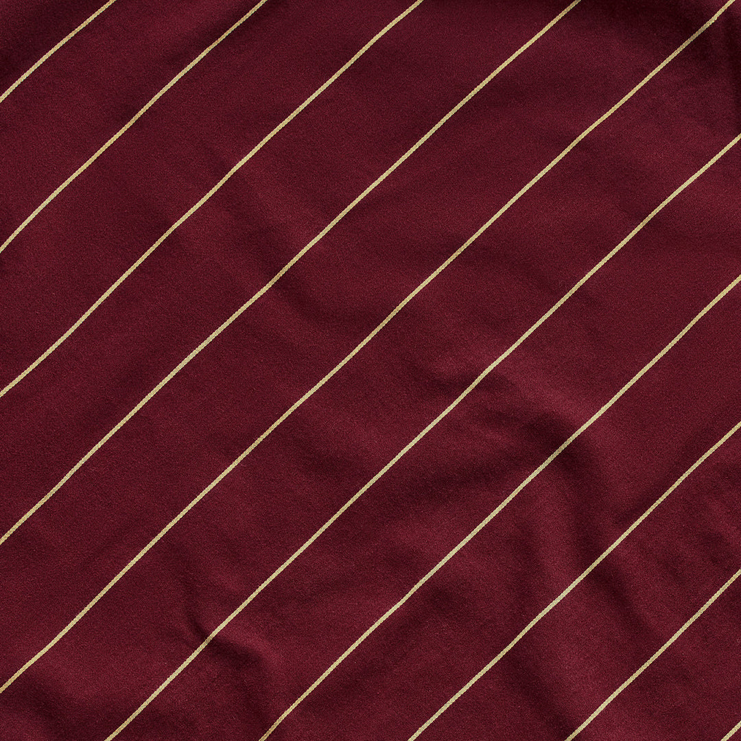Hommey Quilt Cover - Chamomile / Wine