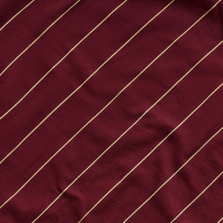 Hommey Quilt Cover - Chamomile / Wine
