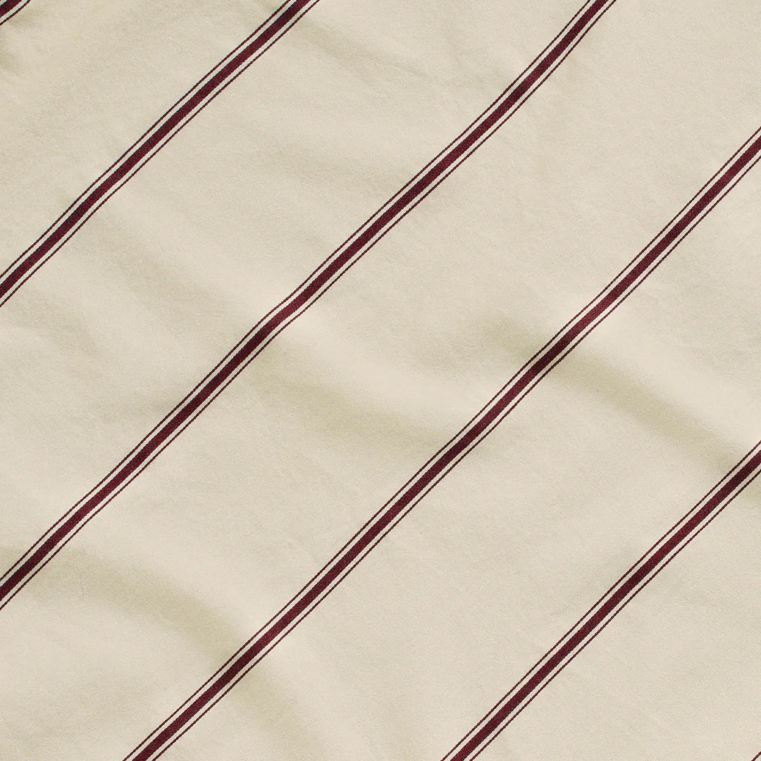 Hommey Quilt Cover - Chamomile / Wine