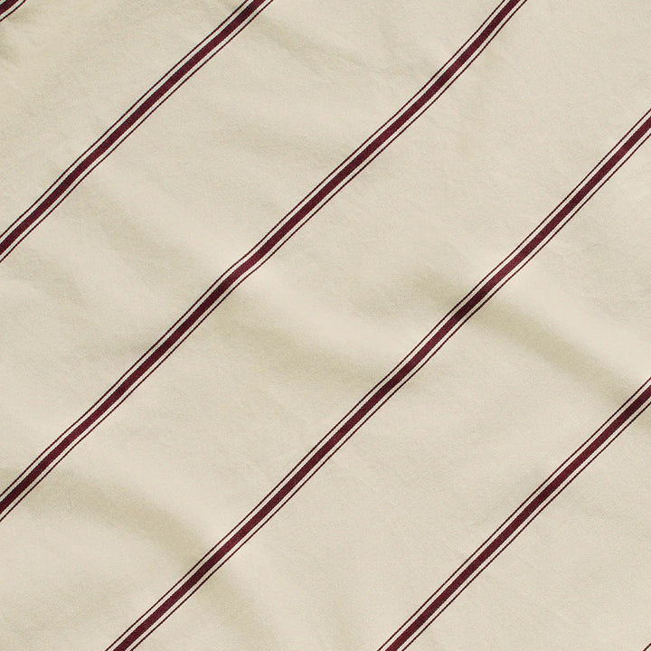 Hommey Quilt Cover - Chamomile / Wine