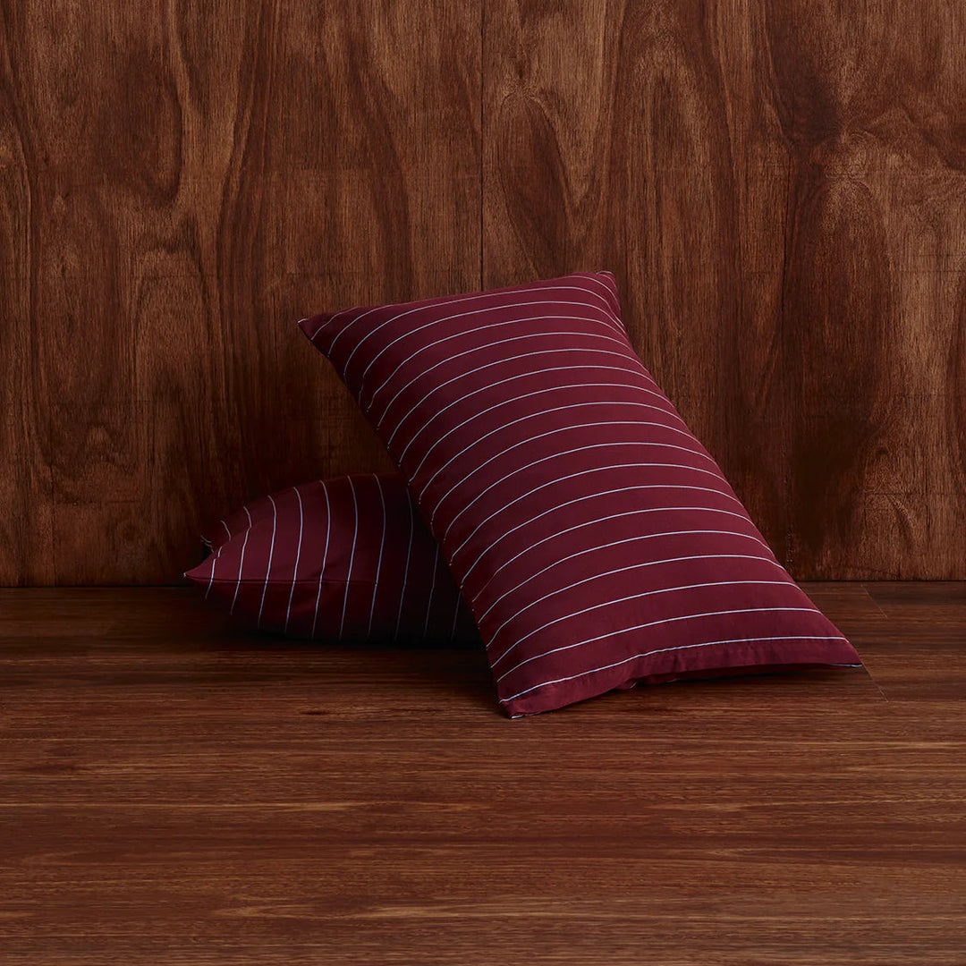 Hommey Pillowcase Pair - Plum