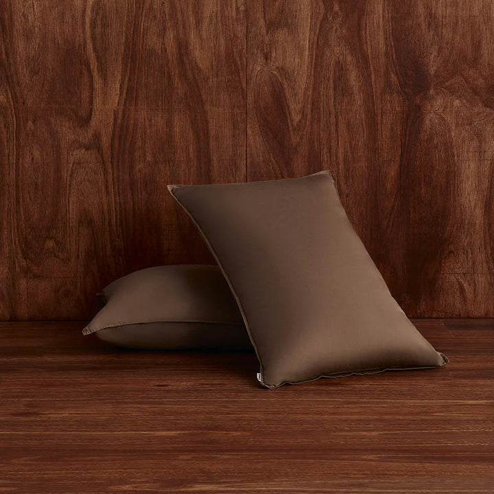 Hommey Pillowcase Pair - Hazelnut