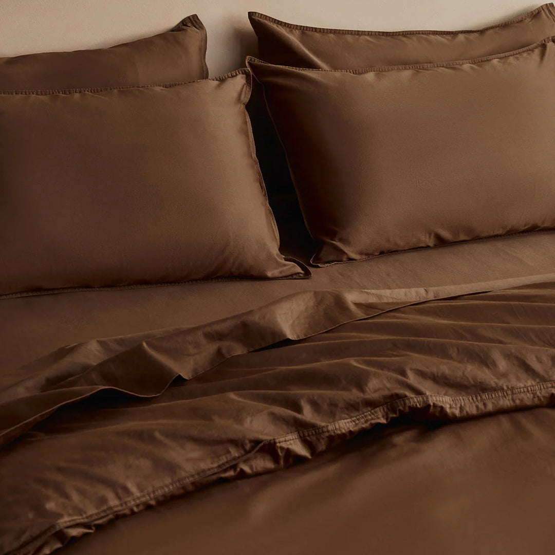 Hommey Fitted Sheet - Hazelnut