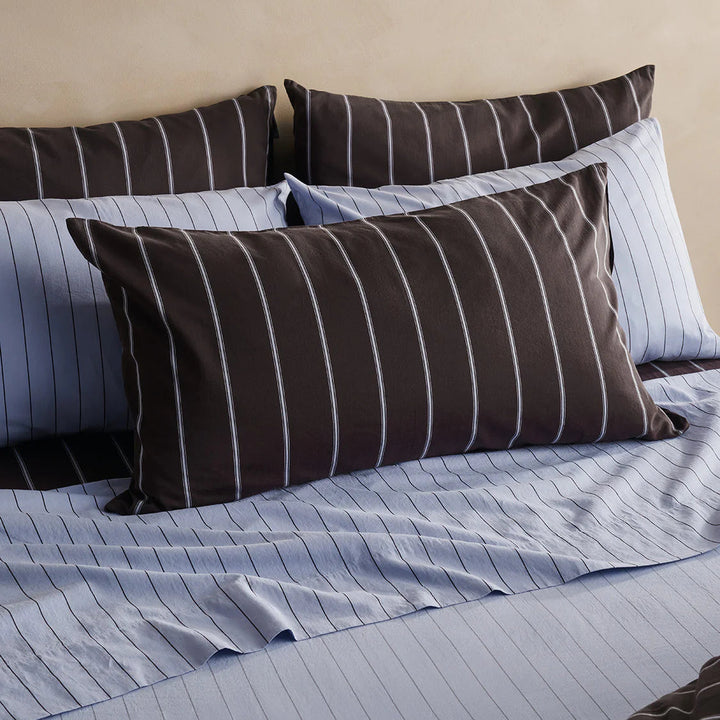 Hommey Pillowcase Pair - Chocolate