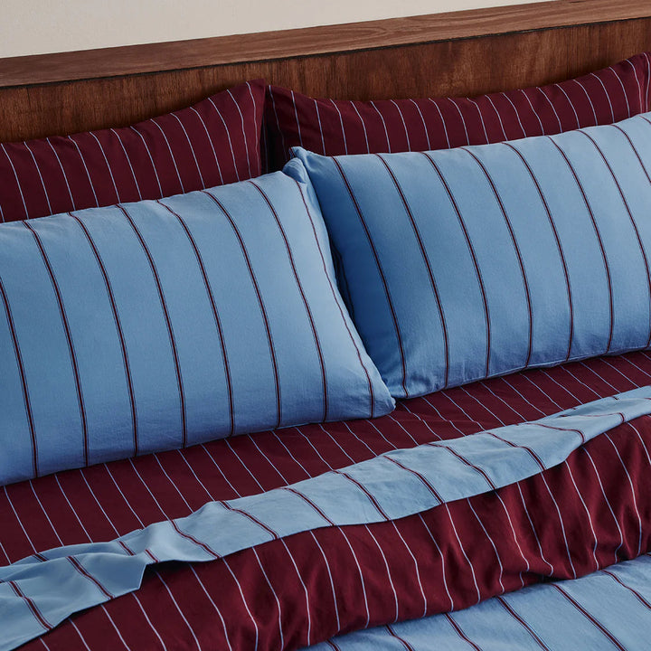 Hommey Quilt Cover - Oxford / Plum