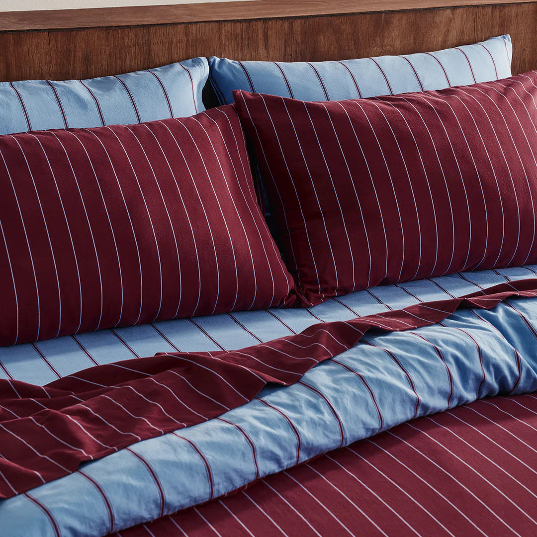 Hommey Pillowcase Pair - Plum