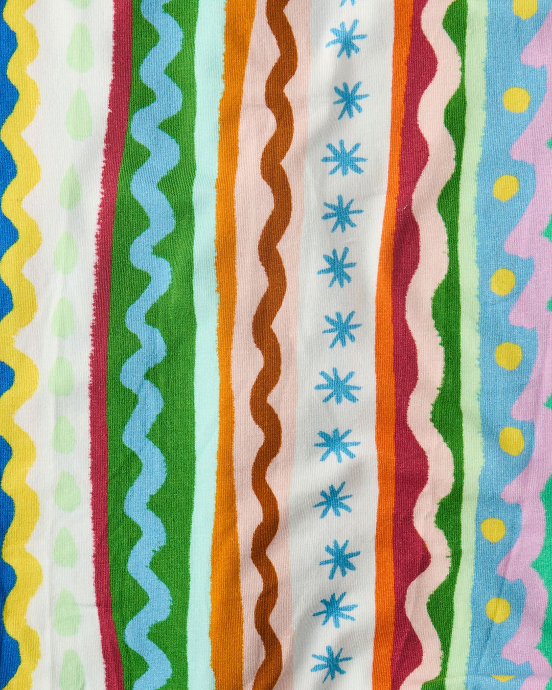 Kip & Co Beach Patterns Organic Long Sleeve Zip Romper