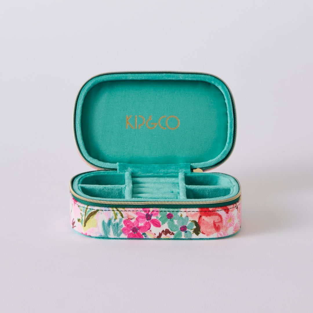 Kip & Co Alfresco Travel Velvet Jewellery Box