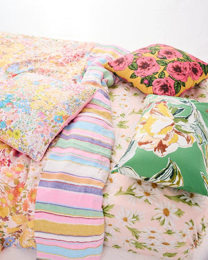Kip & Co Forever Floral Butter Upholstery Cushion