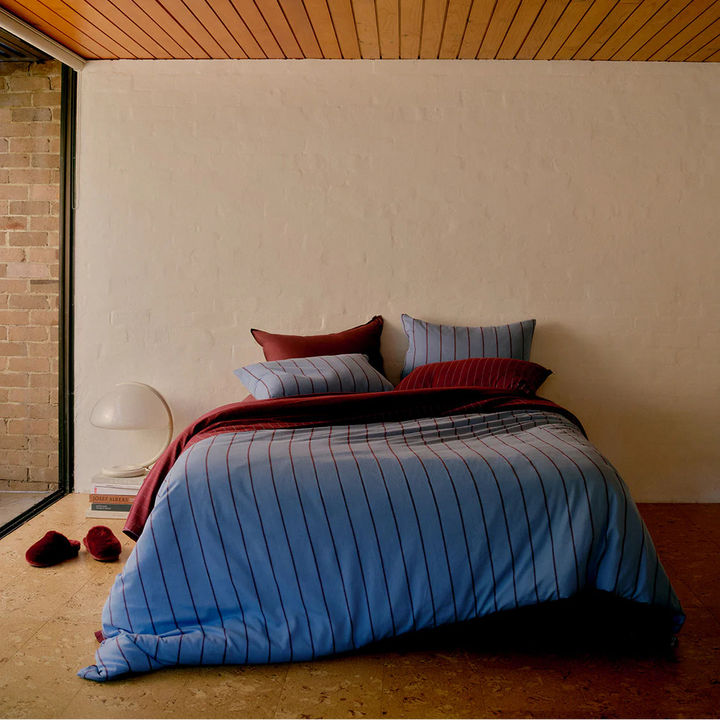Hommey Quilt Cover - Oxford / Plum