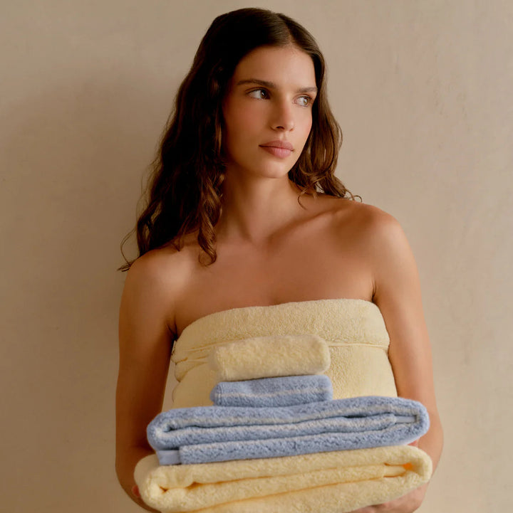 Hommey Bath Towel - Custard