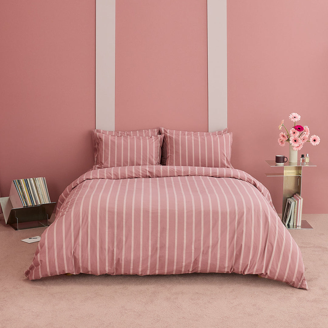 Hommey Quilt Cover - Dusty Pink
