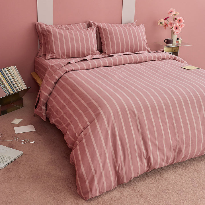 Hommey Pillowcase Pair - Dusty Pink
