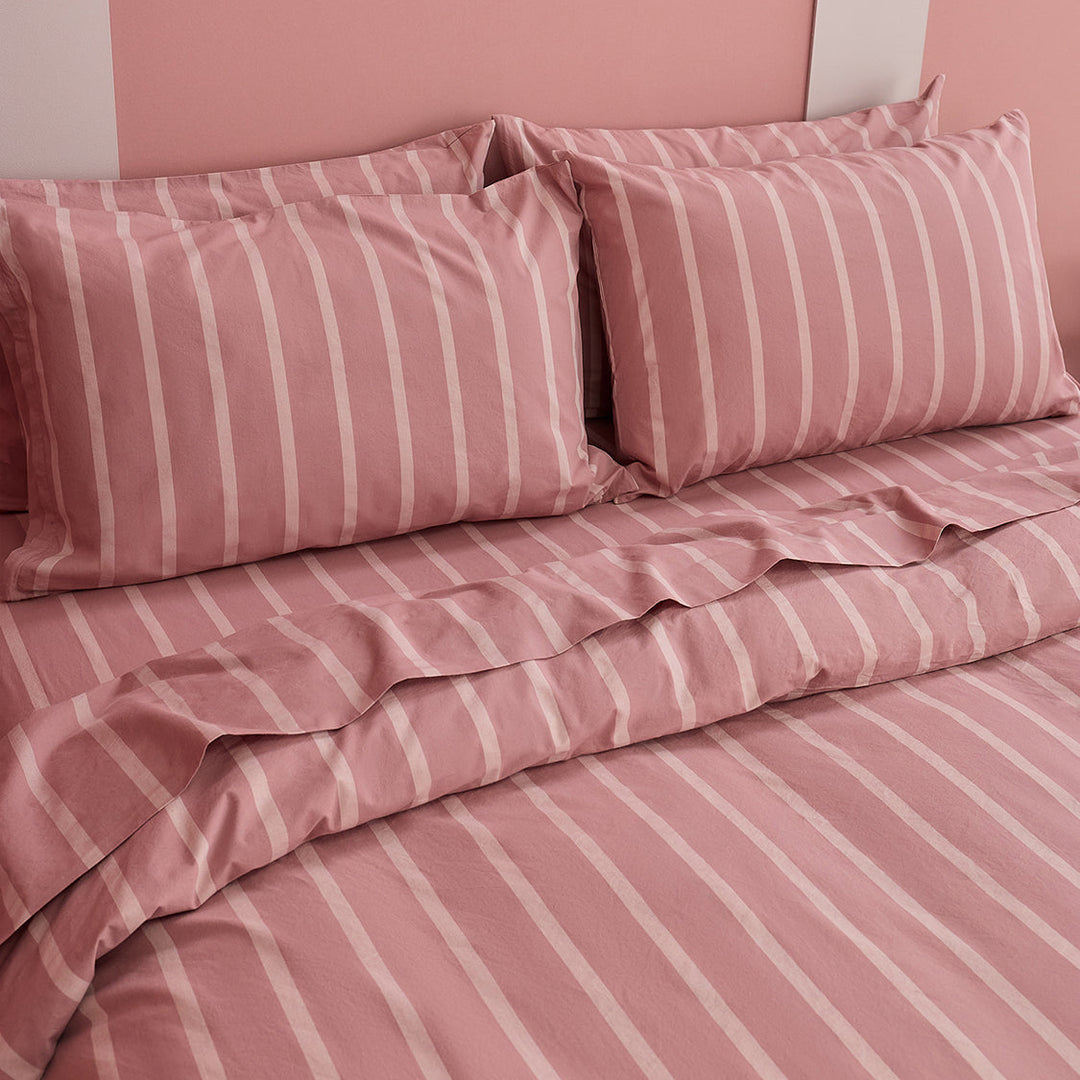 Hommey Pillowcase Pair - Dusty Pink