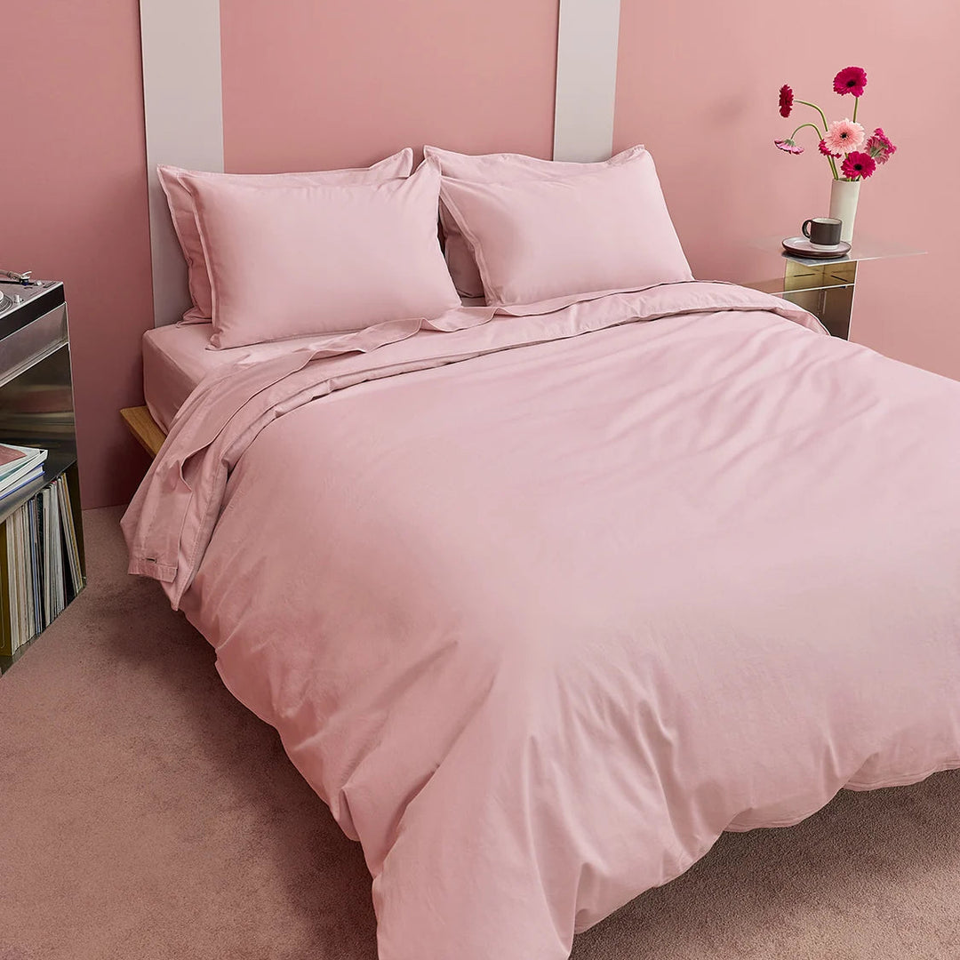 Hommey Pillowcase Pair - Pink Salt