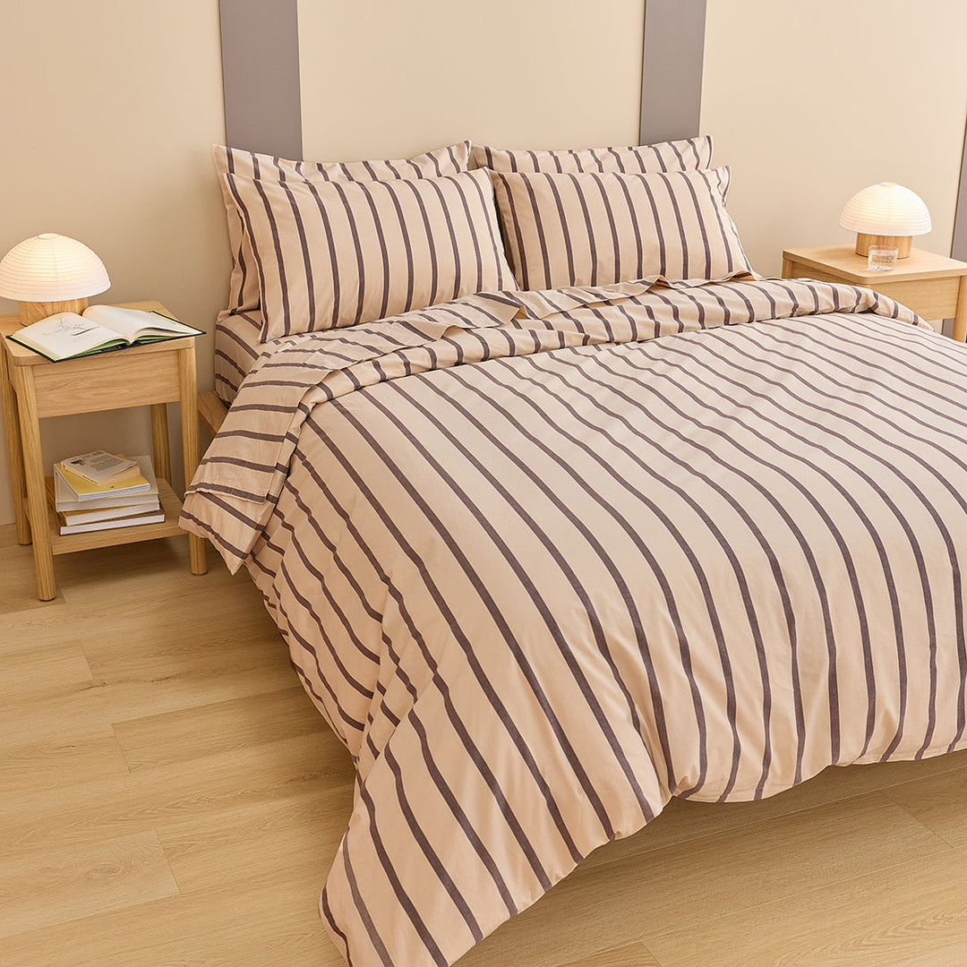 Hommey Pillowcase Pair - Raisin