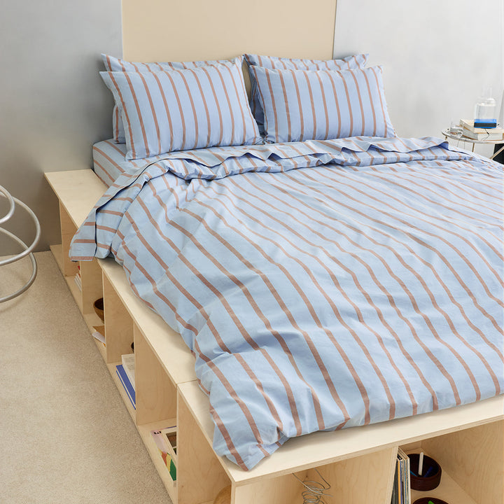 Hommey Pillowcase Pair - Chambray Blue