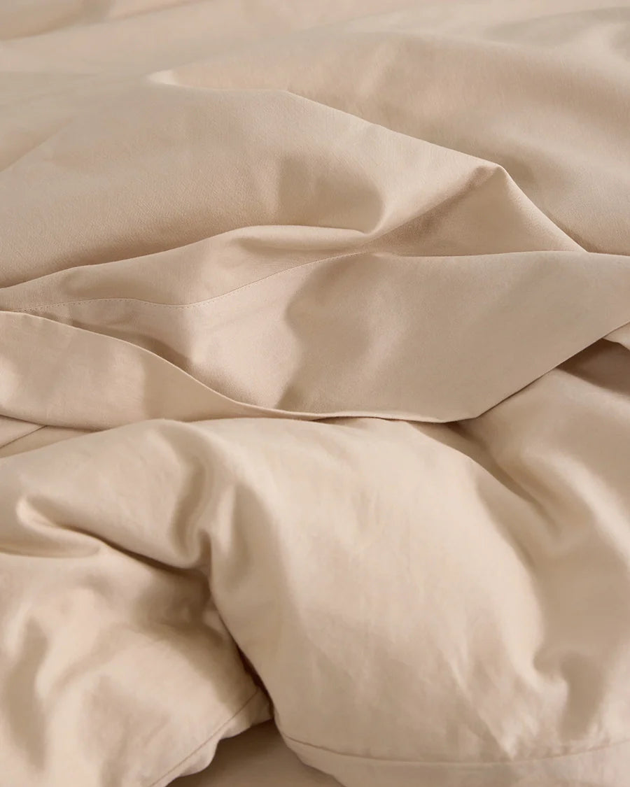 Hommey Quilt Cover - Coconut
