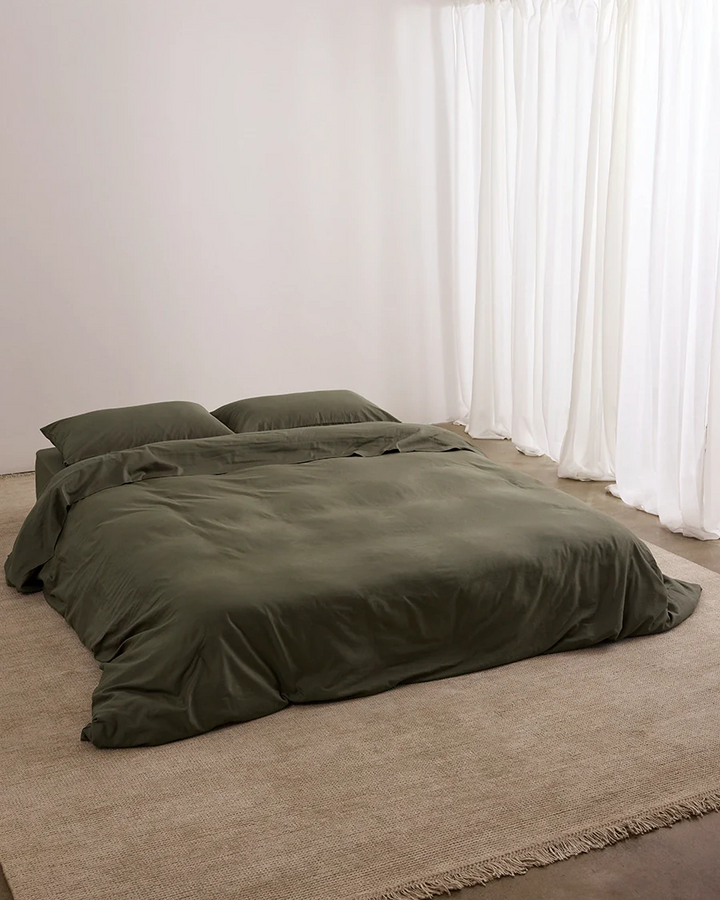 Hommey Quilt Cover - Sage