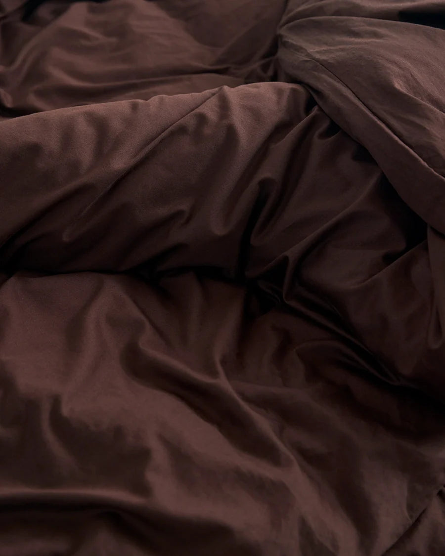 Hommey Quilt Cover - Cocoa