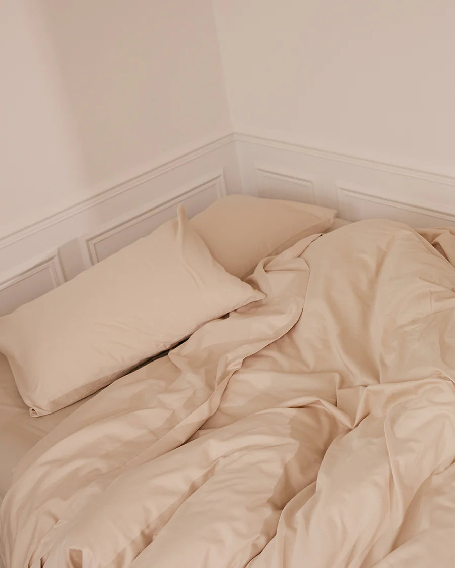 Hommey Quilt Cover - Coconut