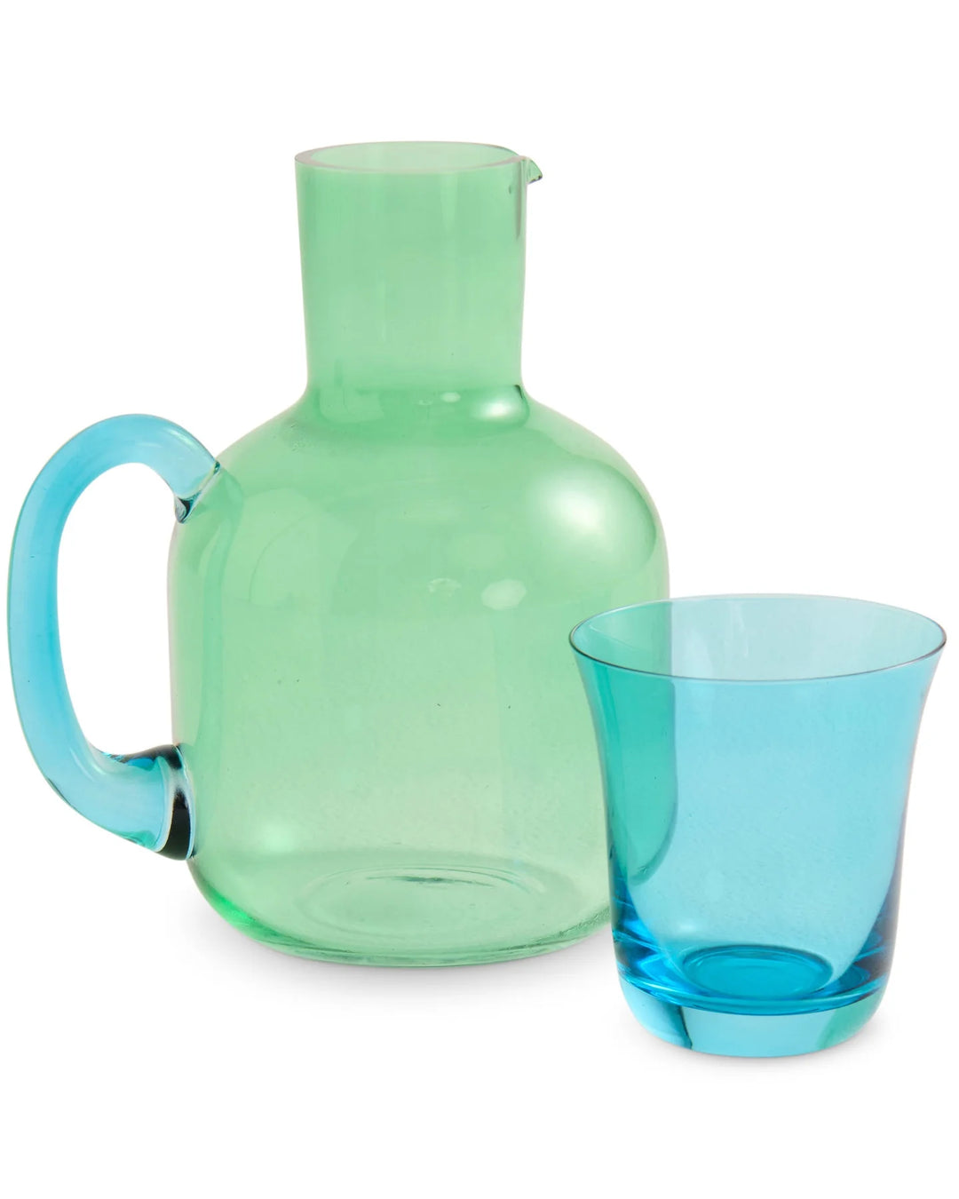 Kip & Co Pistachio Crush Carafe & Glass - Glassware