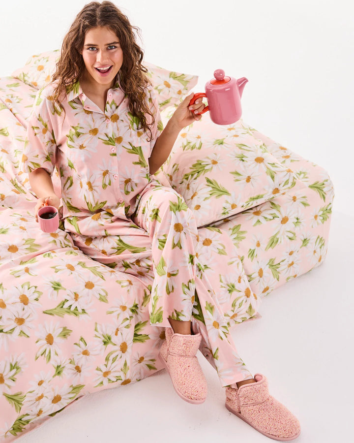 Kip & Co Sweet Daisy Organic Cotton Fitted Sheet