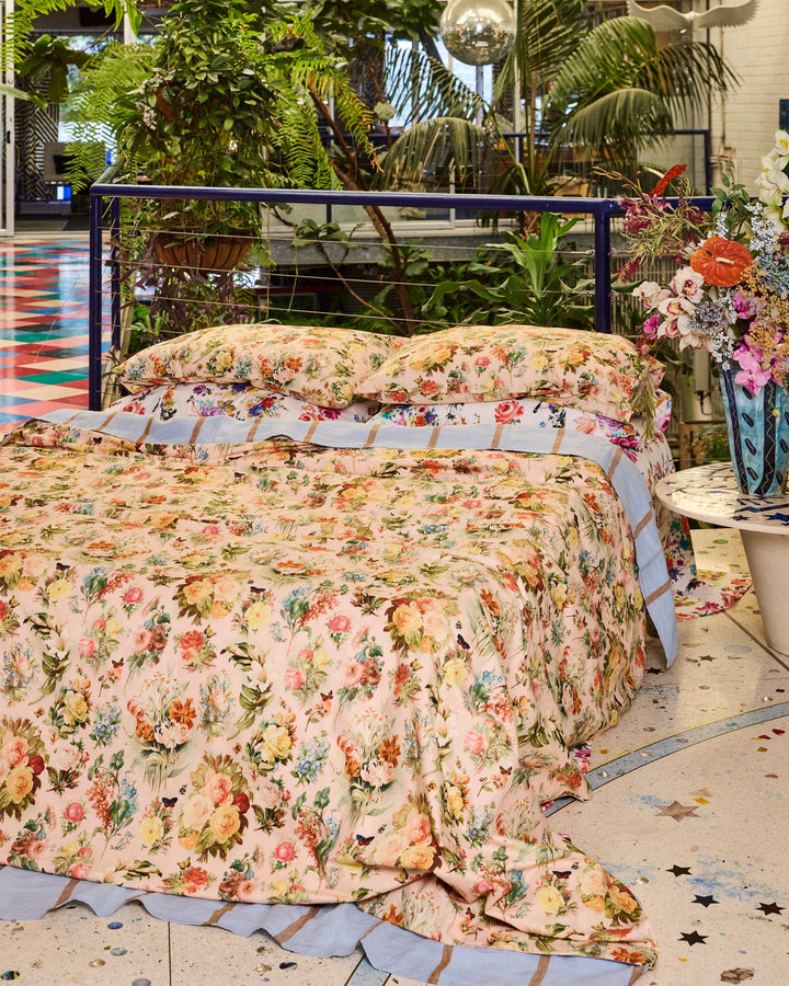 Kip & Co x Romance Was Born Secret Garden Organic Cotton Pillowcases