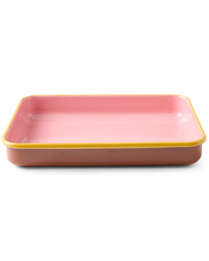 Kip & Co Blushing Meadow Enamel Roasting Tray
