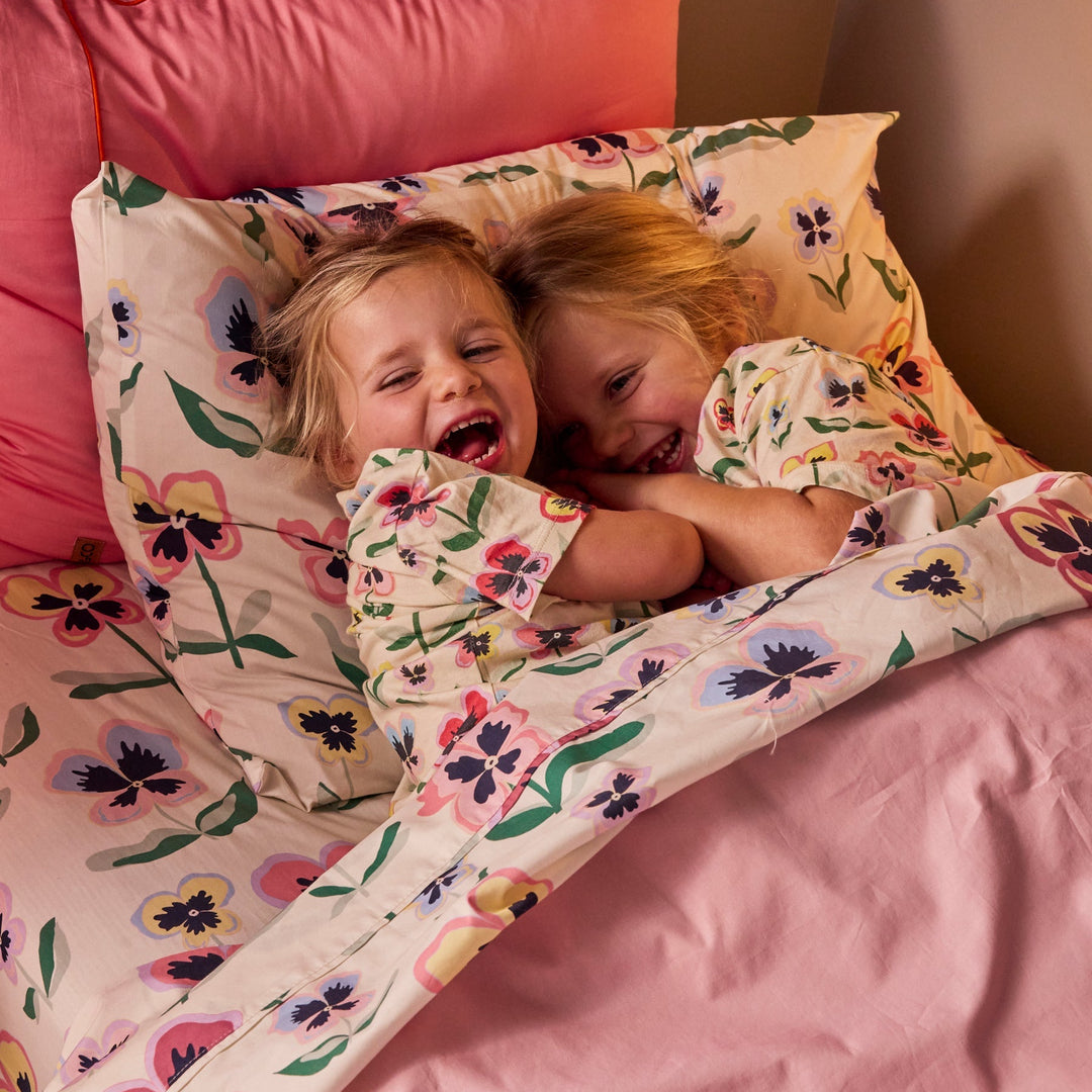 Kip & Co Pretty Pansy Organic Cotton Pillowcases
