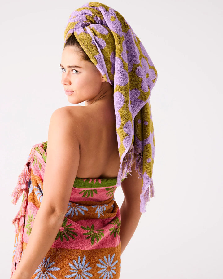 Kip & Co Little Daisy Terry Bath Towel