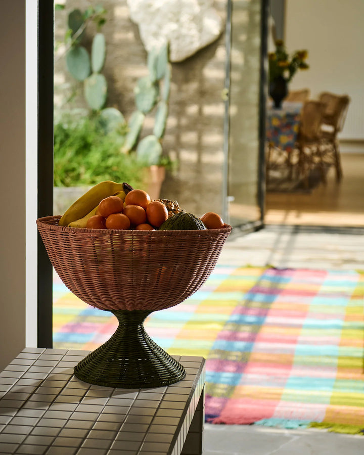Kip & Co Portofino Rattan Fruit Bowl Stand