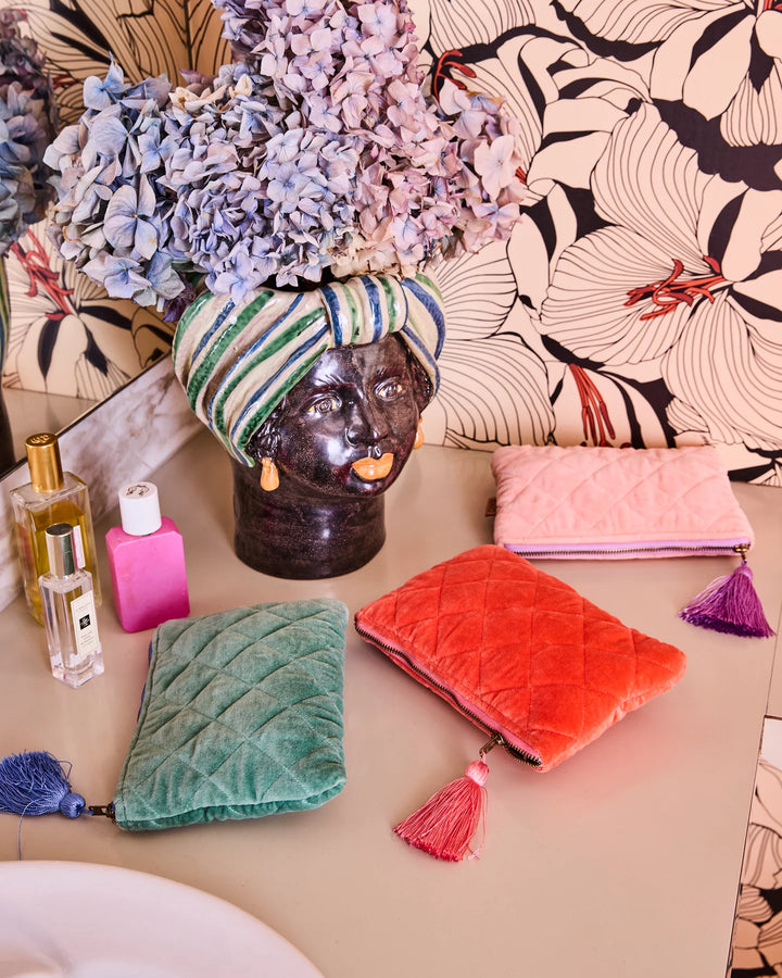 Kip & Co Poppy Queen Velvet Cosmetics Purse