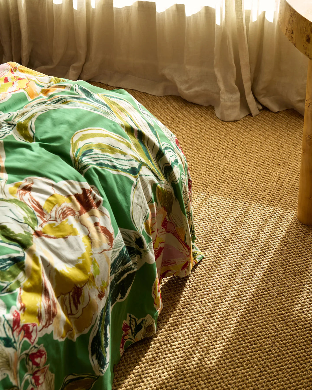 Kip & Co Somerset Green Organic Cotton Quilt Cover